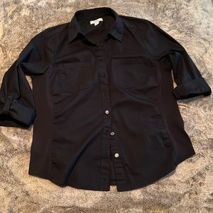 women’s 3/4 sleeve dress shirt